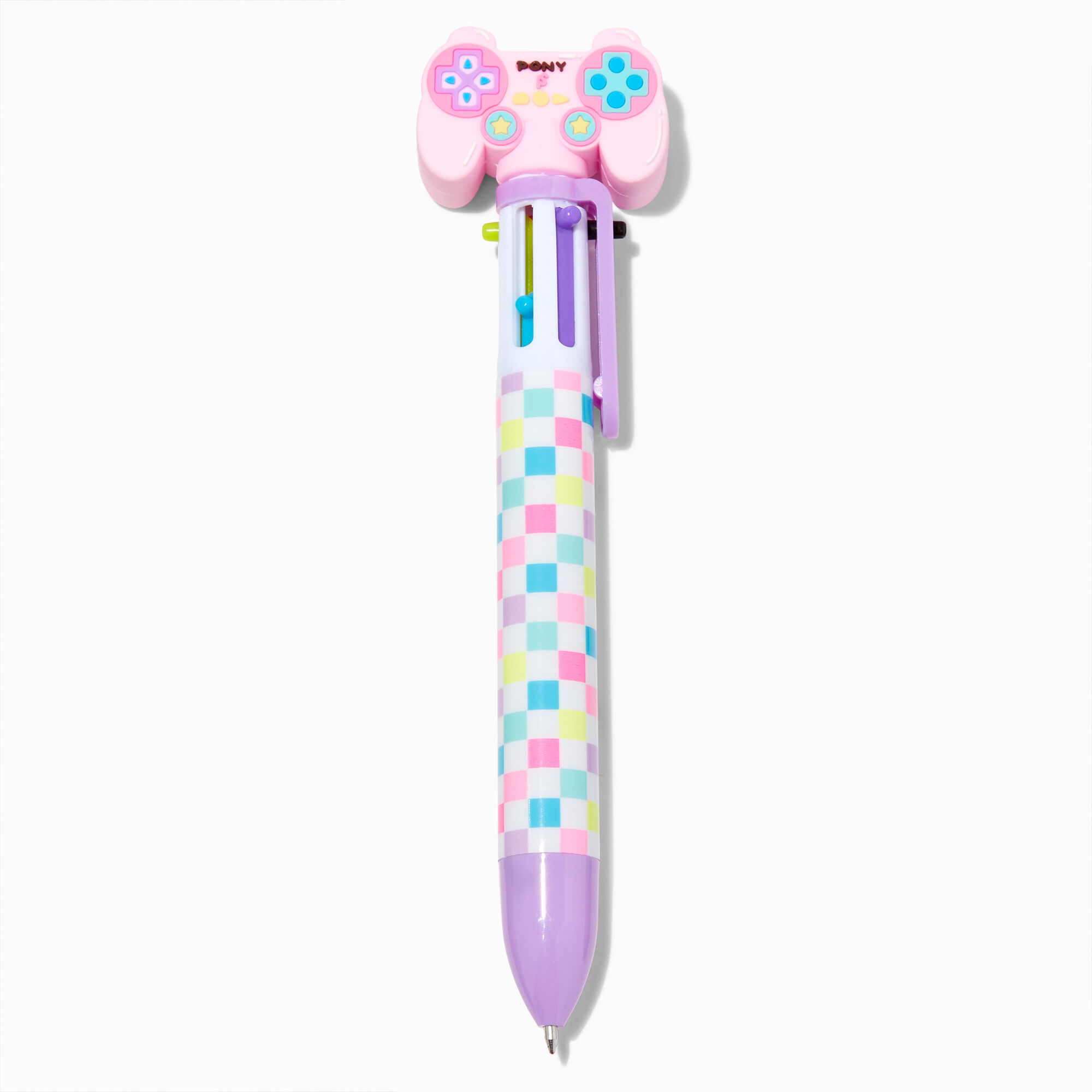 Pink Game Controller Multicolored Pen,