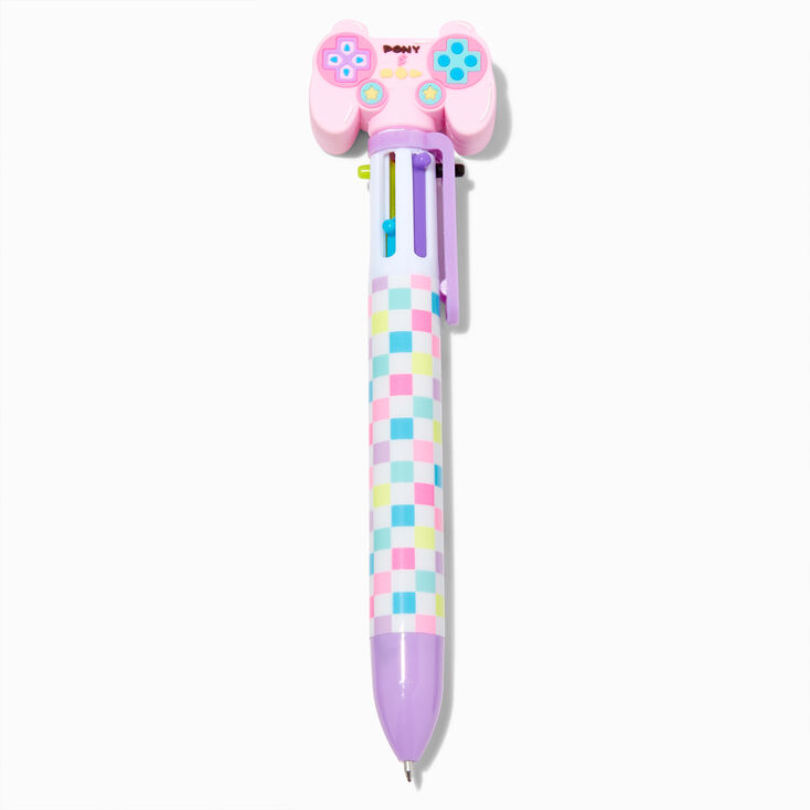 Pink Game Controller Multicolored Pen,