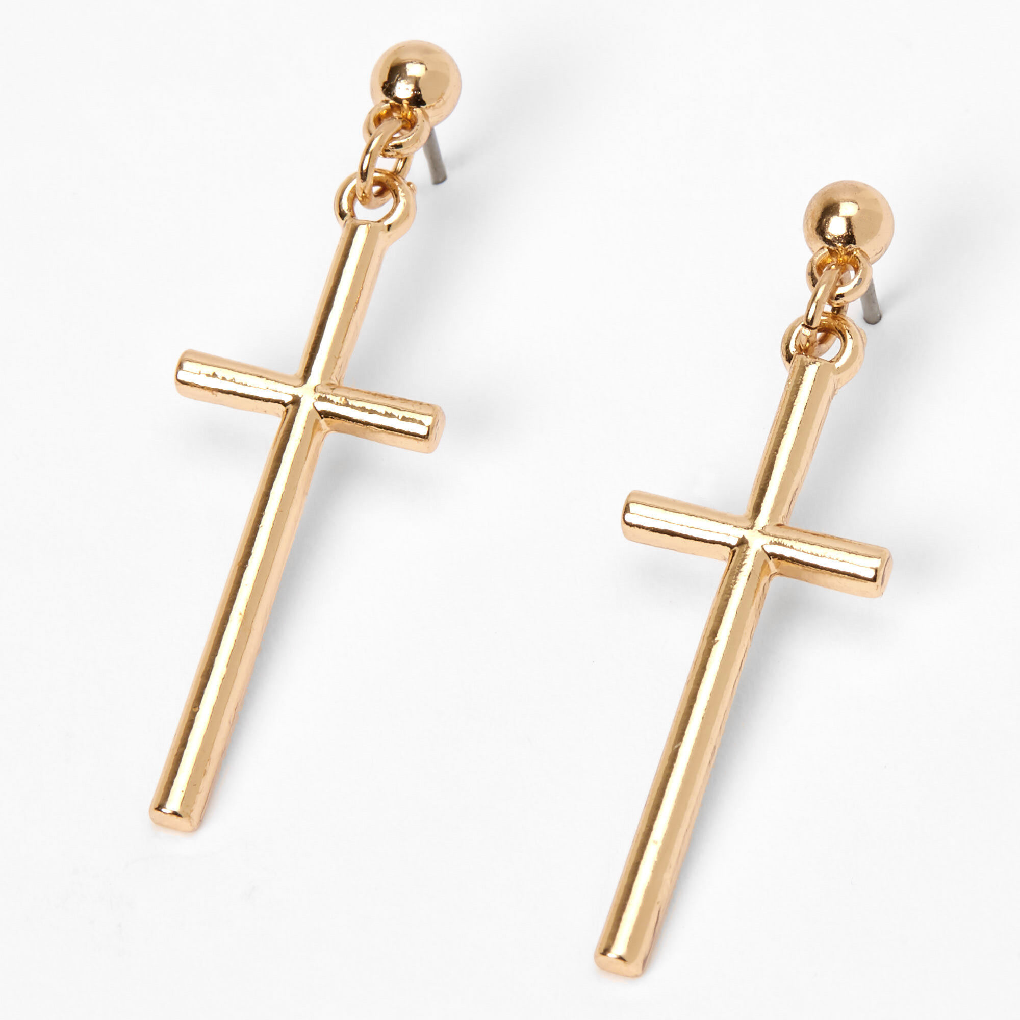 Claire's online cross earrings