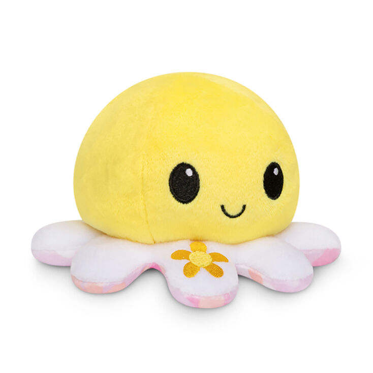 TeeTurtle&trade; Claire&#39;s Exclusive Reversible Plushies 70&#39;s Daisies Octopus,