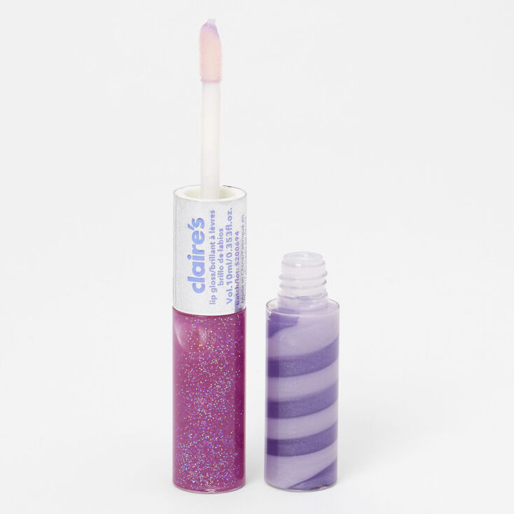 Double-Ended Lip Gloss Tube - Grape,