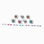 Parure bagues et boucles d&#39;oreilles autocollantes 7&nbsp;jours Claire&#39;s Club - Lot de 7,