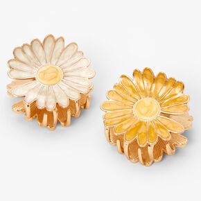 Pinces &agrave; cheveux marguerite - Lot de 2,