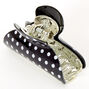 Pince &agrave; cheveux &agrave; pois de taille moyenne - Noir,