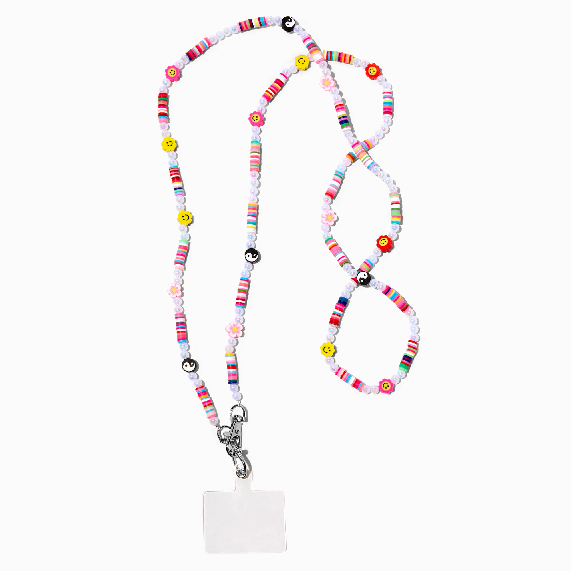 View Claires Y2K Icons Beaded Crossbody Phone Strap information