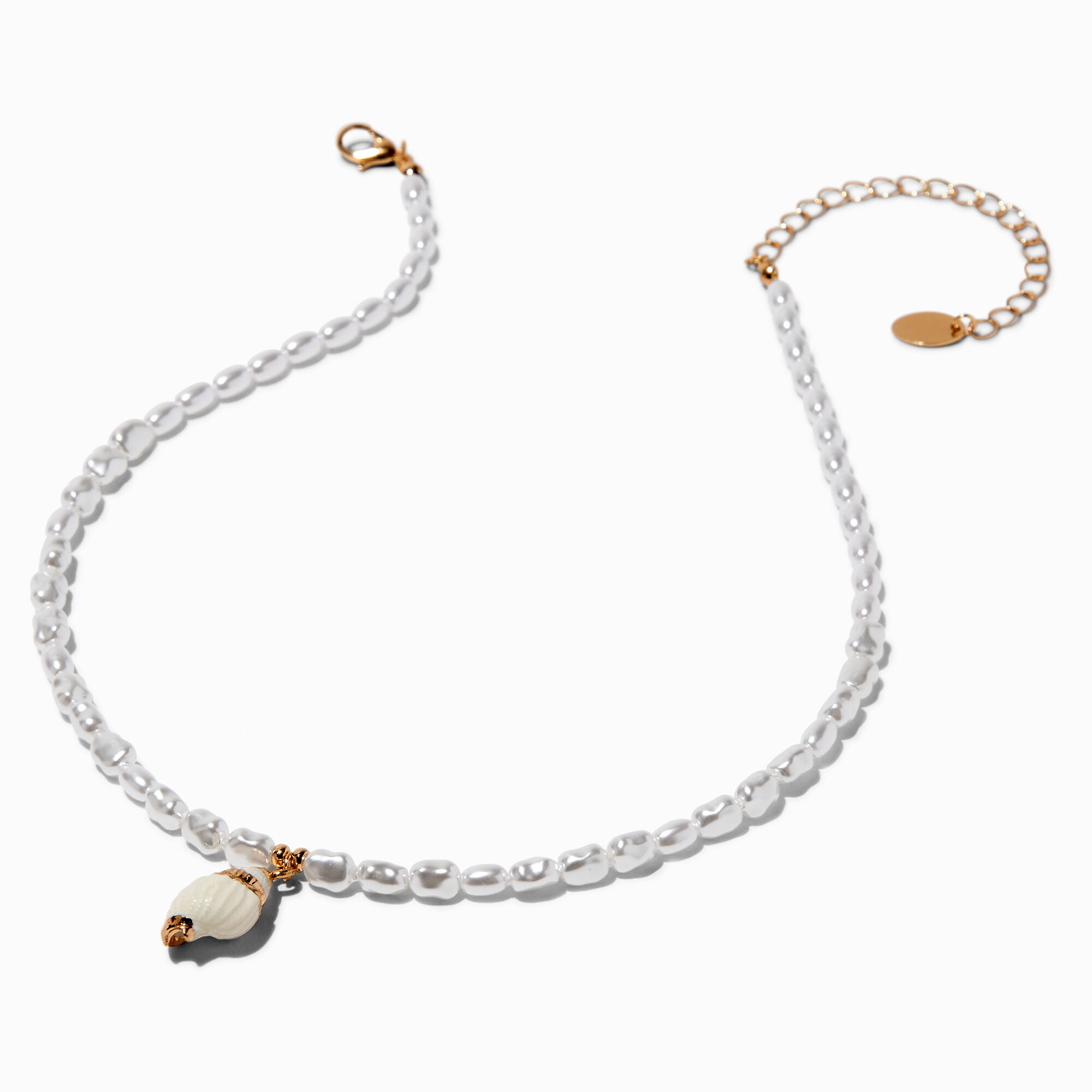 Shell necklace at claire's hotsell