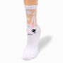 Easter Bunny Sheer Crew Socks,