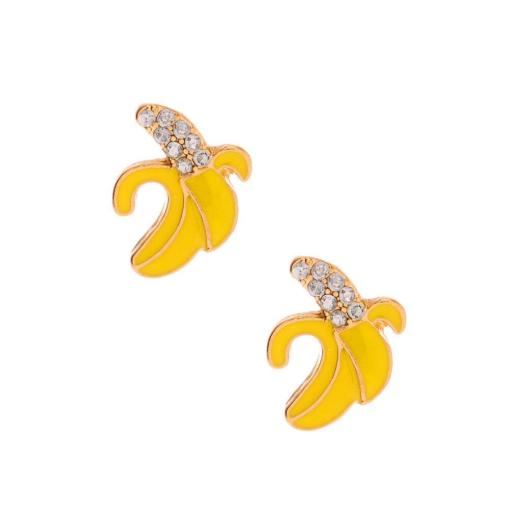 Banana new arrivals earrings claire's