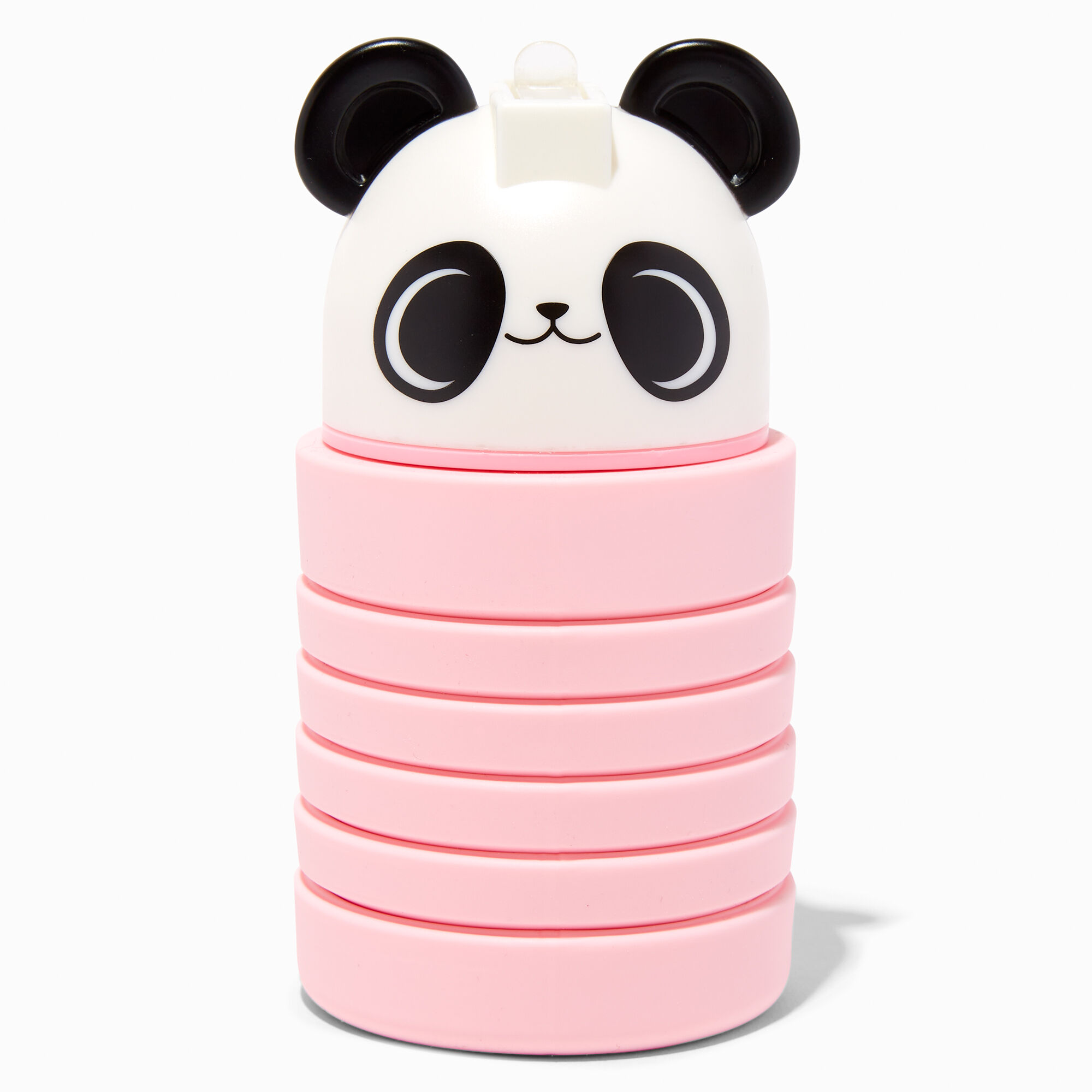 Claire's Gourde rose panda rétractable