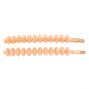 Rose Gold Faux Pearl Hair Pins - Blush Pink, 2 Pack,