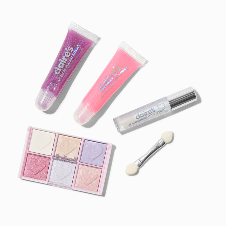 Pink Butterfly Bling Makeup Tin,