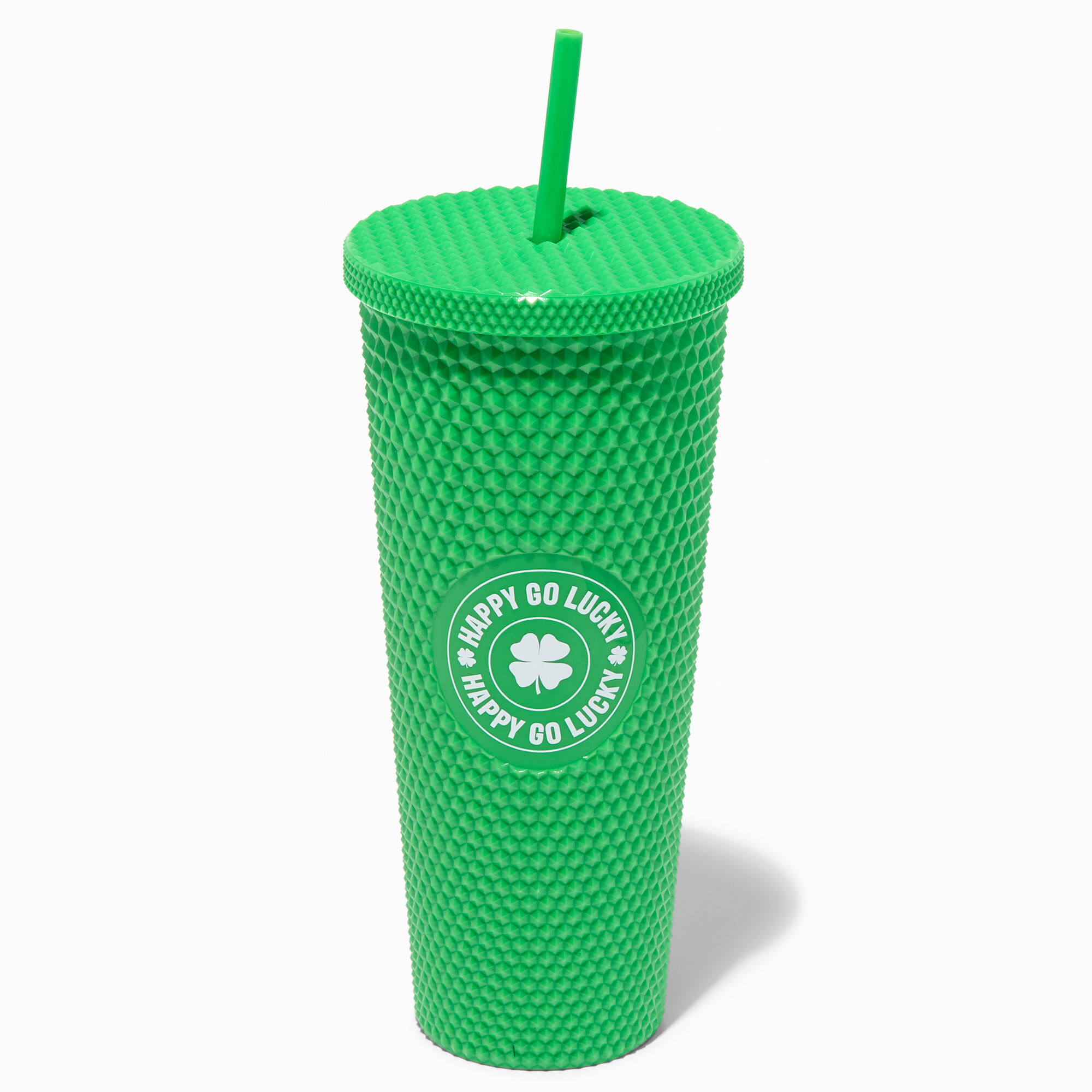 St. Patrick's Day Happy Go Lucky Green Tumbler,