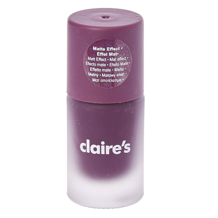 Dark Purple Matte Nail Polish,