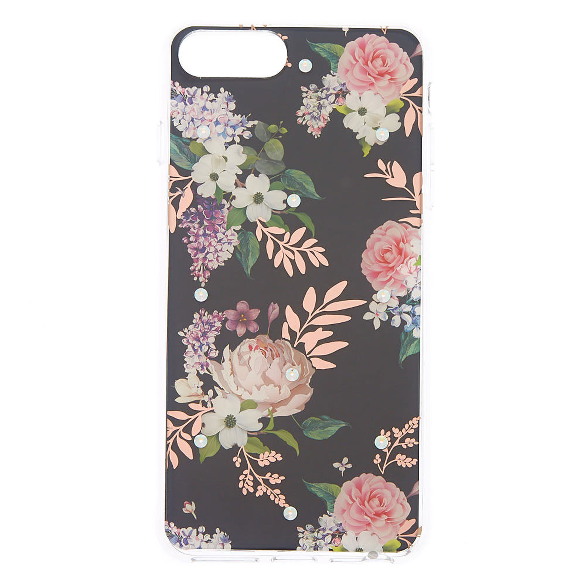 Swarovski® Crystal Floral Phone Case - Fits iPhone 6/7/8 Plus | Claire's US