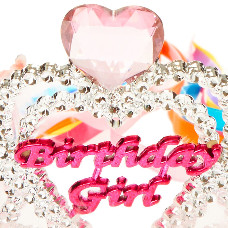 Diad&egrave;me princesse anniversaire arc-en-ciel Club&nbsp;Claire&#39;s,