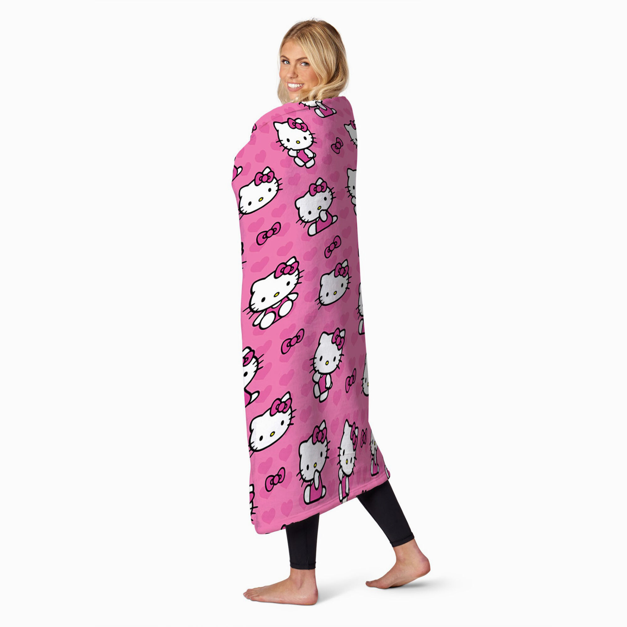 Hello Kitty® I Love Pink Silk Touch Throw (ds),