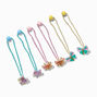 Claire&#39;s Club Glitter Forest Critter Hair Ties - 6 Pack,