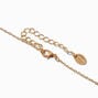 Gold-tone Cat Shaker Pendant Necklace,