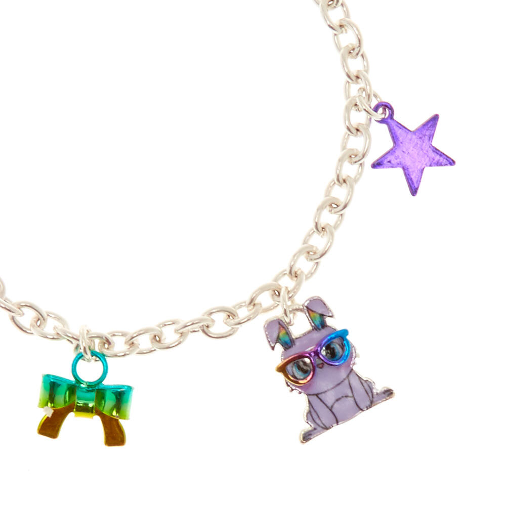 Metallic Rainbow Cuddle Club Charm Bracelet,