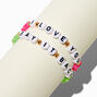 Best Friends &#39;&#39;I Love You&#39;&#39; &amp; &#39;&#39;Say It Back&#39;&#39; Beaded Stretch Bracelets - 2 Pack,