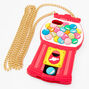 Gumball Machine Silicone Phone Case with Gold Chain - Fits iPhone 5,