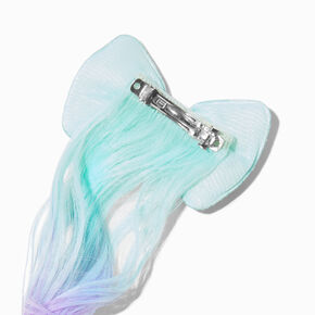 Claire&#39;s Club Ombr&eacute; Jeweled Bow Faux Hair Extension,