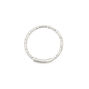 Sterling Silver 22G Twist Bar Nose Ring,