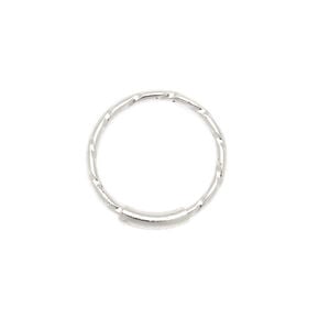 Sterling Silver 22G Twist Bar Nose Ring,