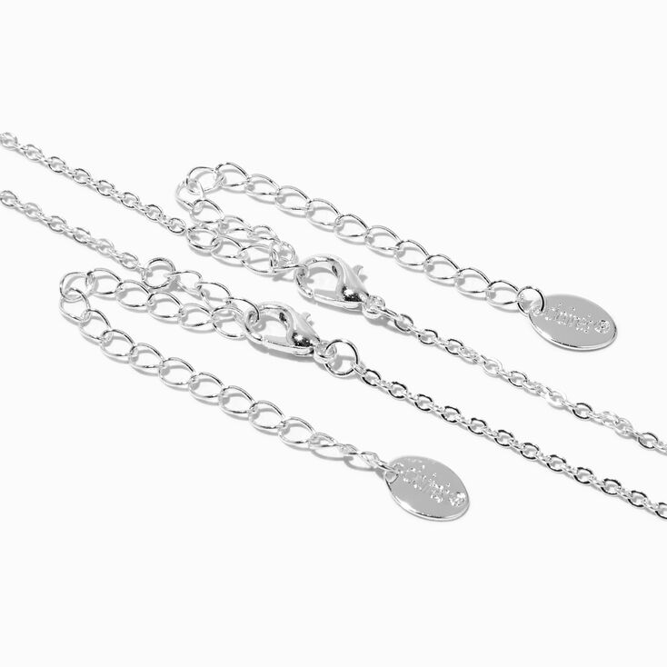 Sterling Silver Engraved Friendship Split Half Heart Best Friend Necklaces