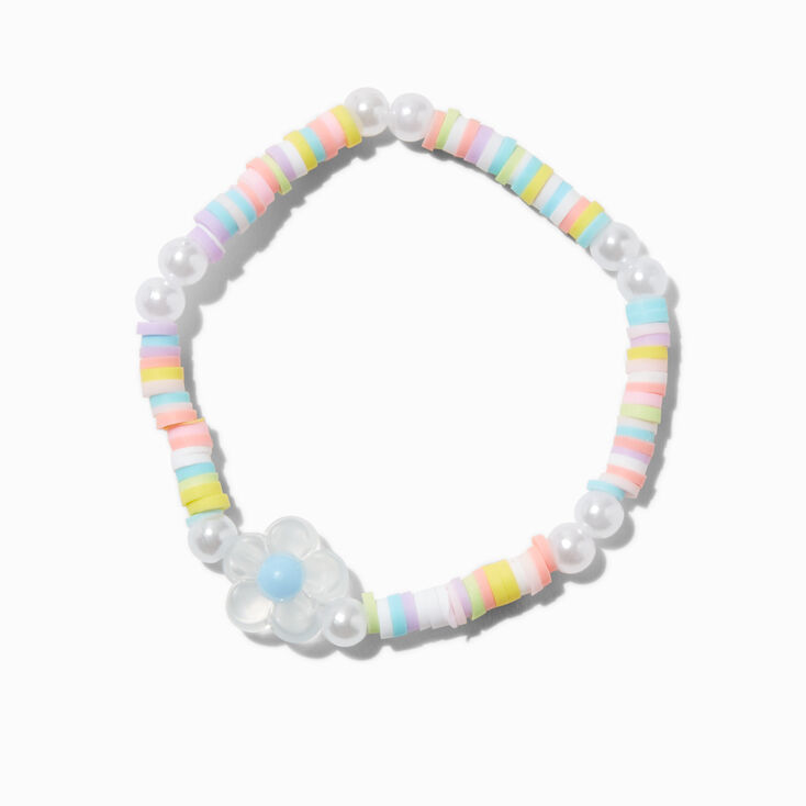 Claire&#39;s Club Flower Heishi Beaded Jewelry Set - 2 Pack,