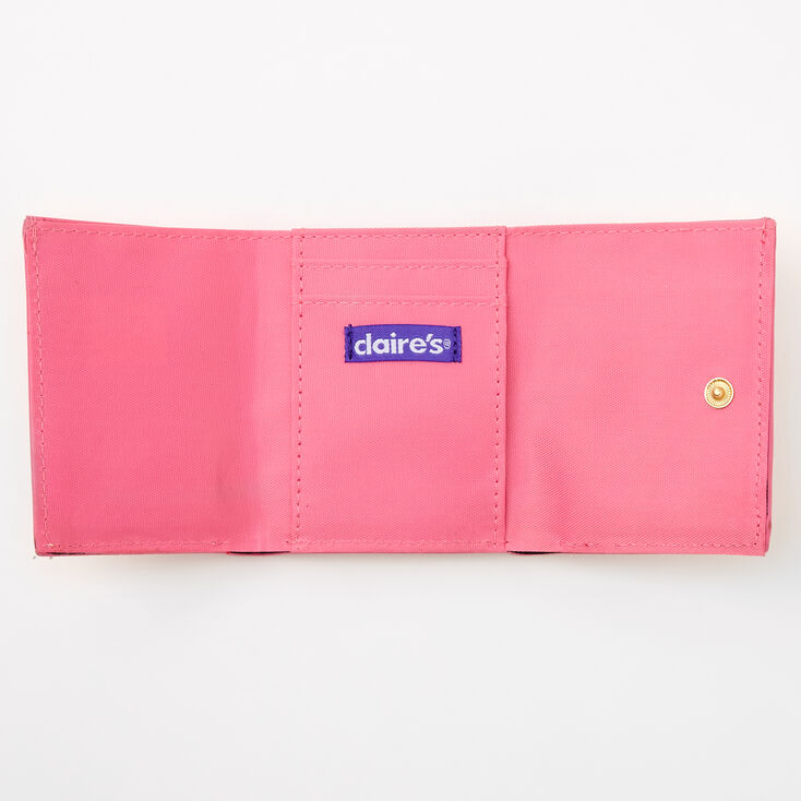 Heart Trifold Wallet - Blush Pink,
