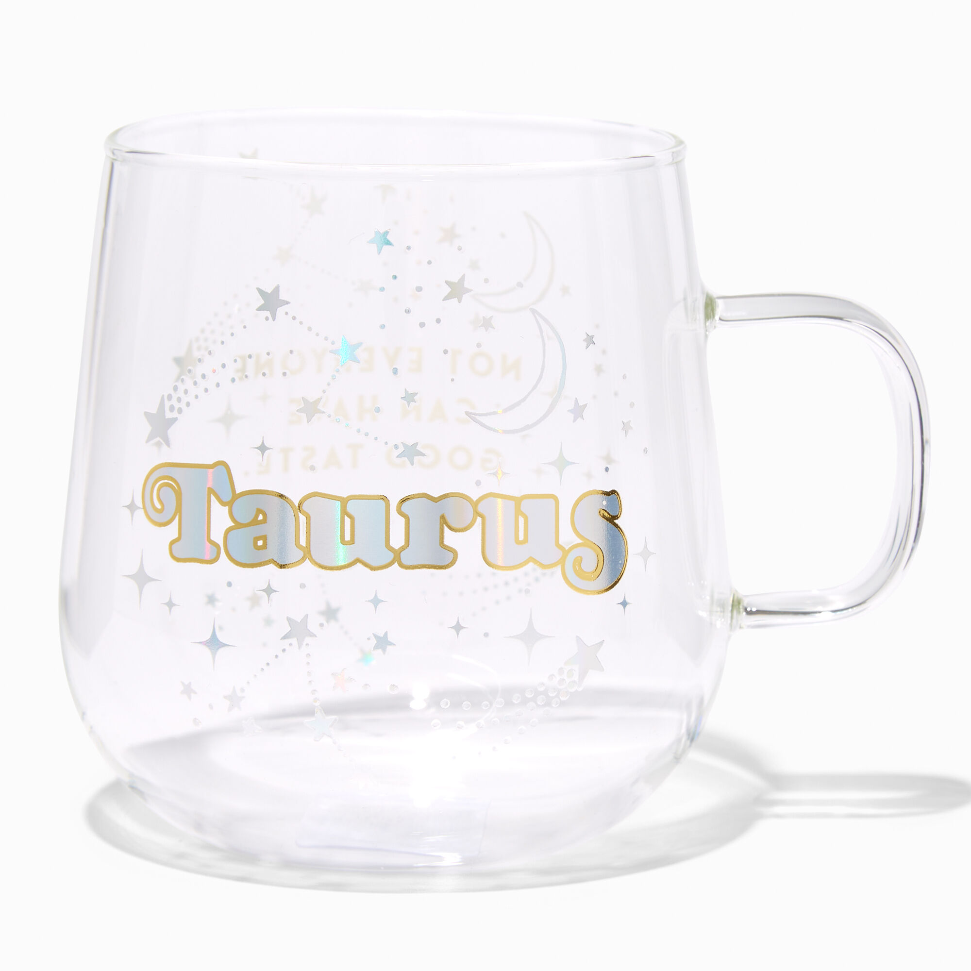 View Claires Zodiac Glass Mug Taurus information