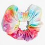 Rainbow Heart Tie Dye Hair Scrunchie,