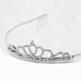 Claire&#39;s Club Special Occasion White Veil Crown,