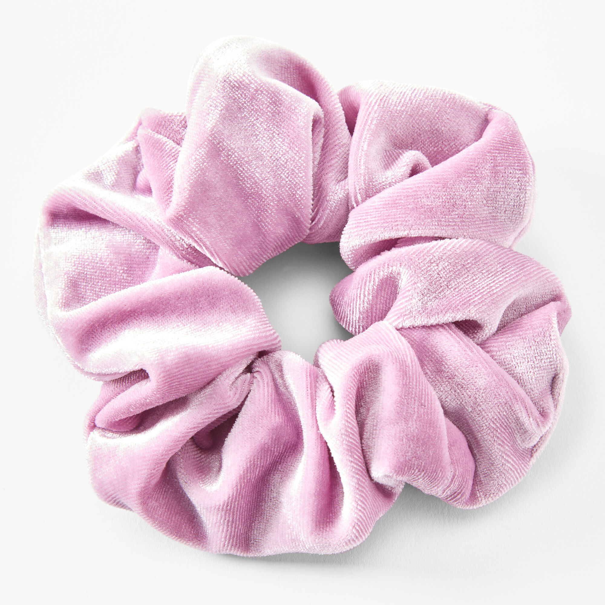Medium Velvet Hair Scrunchie - Violet,