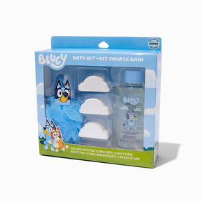 Bluey Claire&#39;s Exclusive Bubble Bath &amp; Bath Fizz Set - 5 Pack,