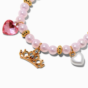Claire&#39;s Club Princess Charm Stretch Bracelet,