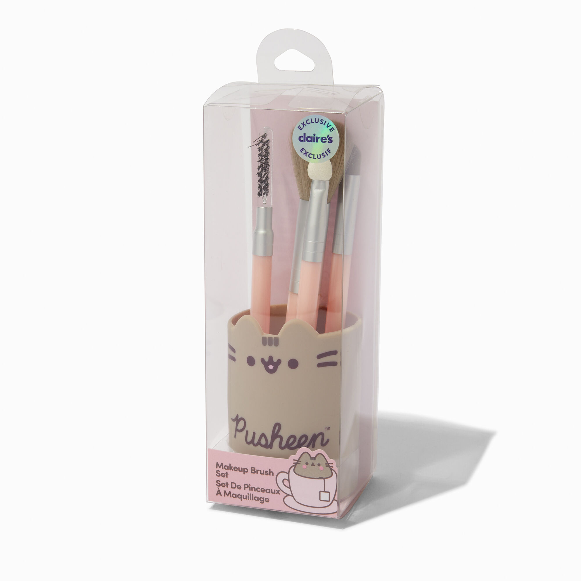 View Pusheen Claires Exclusive Makeup Brush Set 6 Pack information