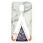 Coque de portable g&eacute;om&eacute;trique effet marbr&eacute; - Compatible avec Samsung Galaxy&nbsp;S5,
