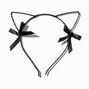 Black Bow Cat Ears Headband,