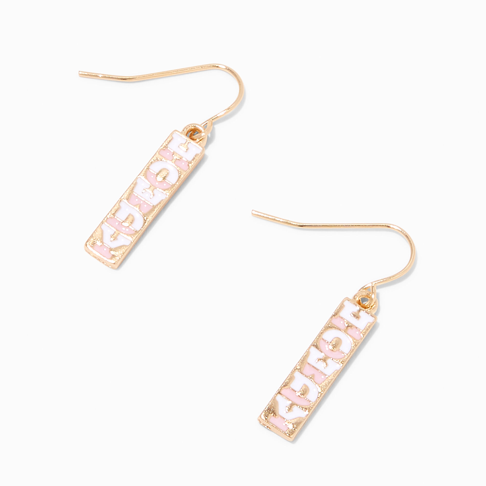 Letter earrings claire's best sale