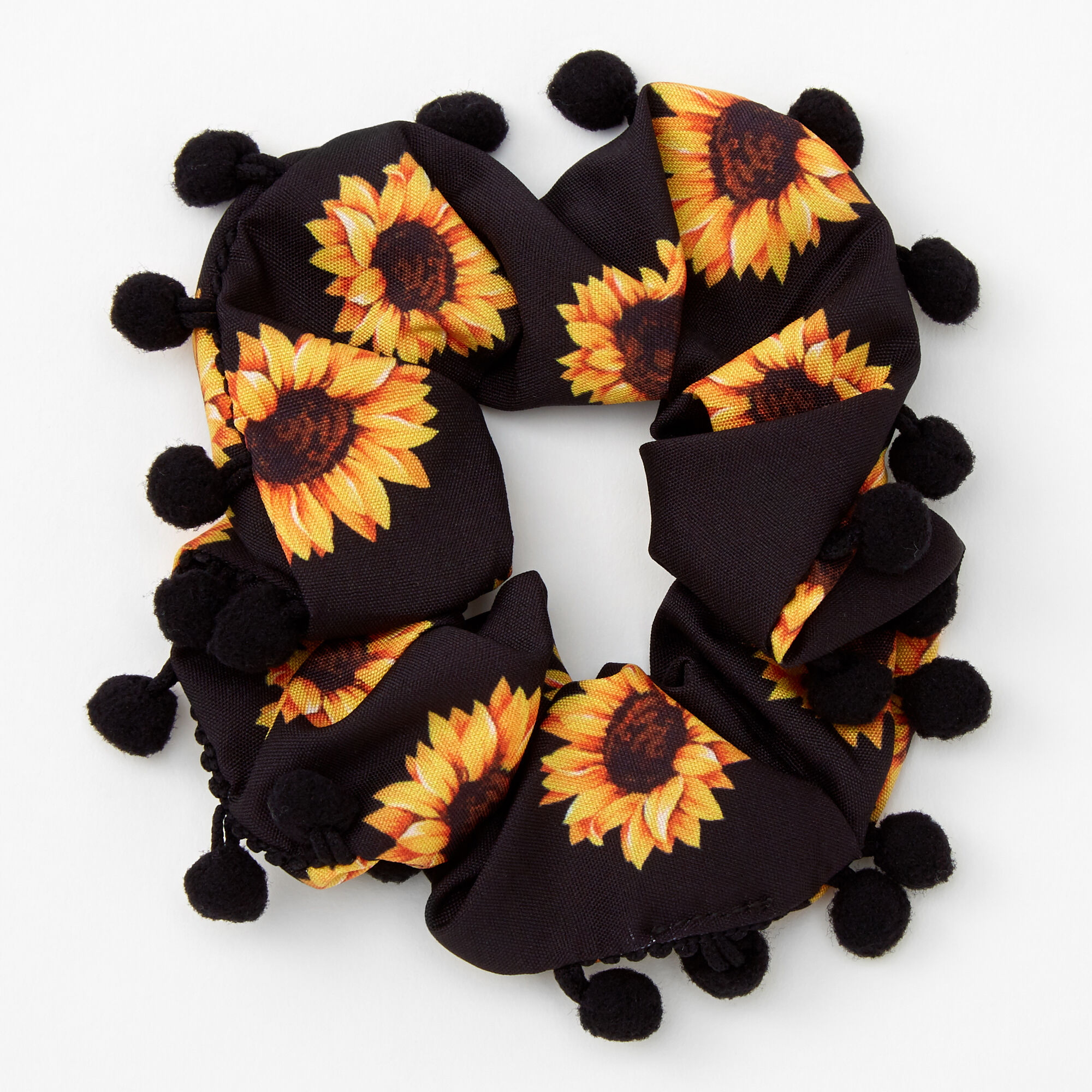 Sunflower scrunchie discount