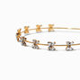 Gold Rhinestone Bow Headband,