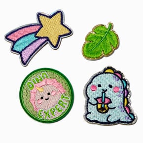 DIY Dinosaur Stick-On Patches - 4 Pack,