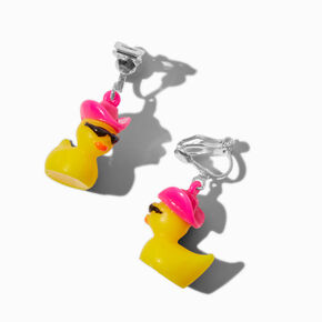 Pendantes &agrave; clip phosphorescentes canard en plastique cowboy,