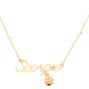 Gold Zodiac Pendant Necklace - Scorpio,