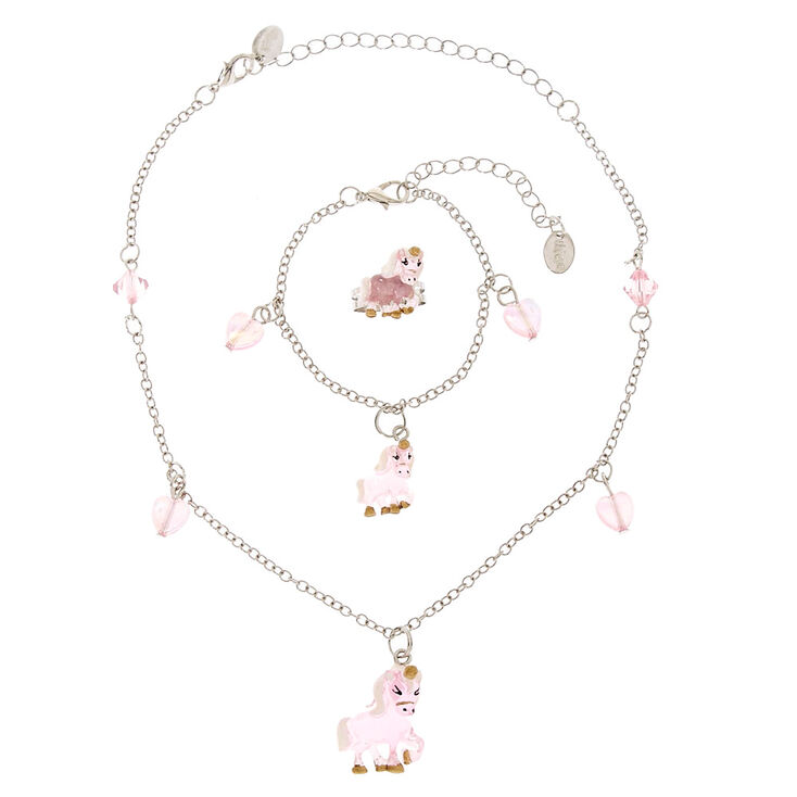 Claire&#39;s Club Unicorn Jewellery Set - 3 Pack,