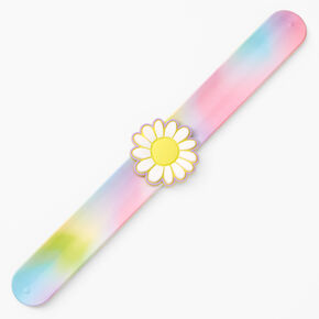 Happy Daisy Tie Dye Slap Bracelet,