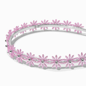 Claire&#39;s Club Pink Daisy Headband,