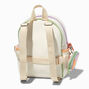 Neutral Colorblock Mini Backpack,